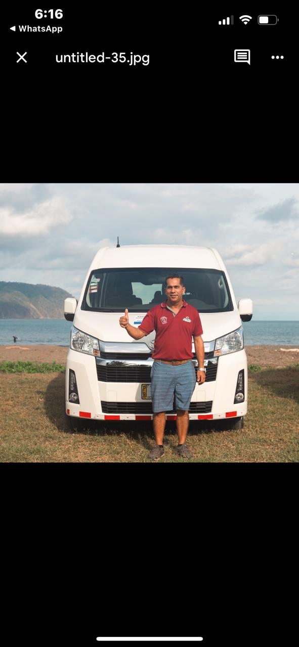 Van group transfer vehicle